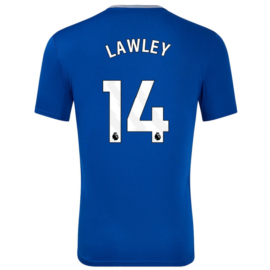 Mujer Fútbol Camiseta Melissa Lawley #14 Azul Con 1ª Equipación 2024/25 Perú