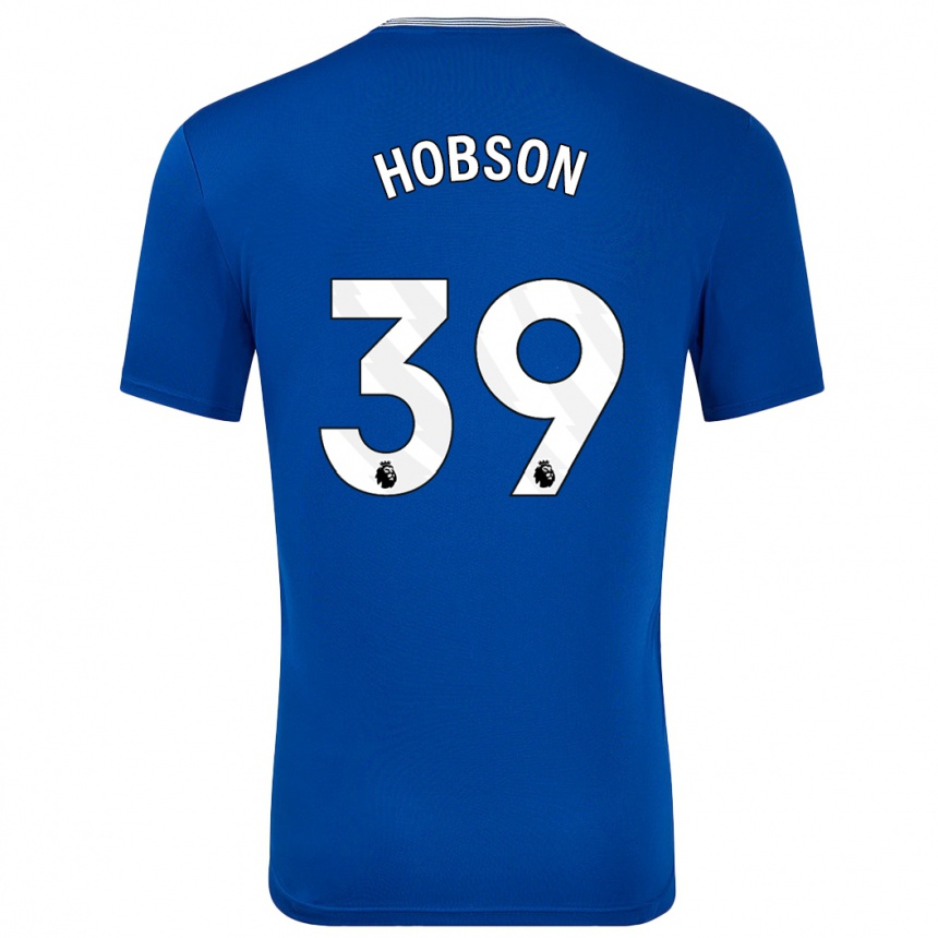 Mujer Fútbol Camiseta Issy Hobson #39 Azul Con 1ª Equipación 2024/25 Perú