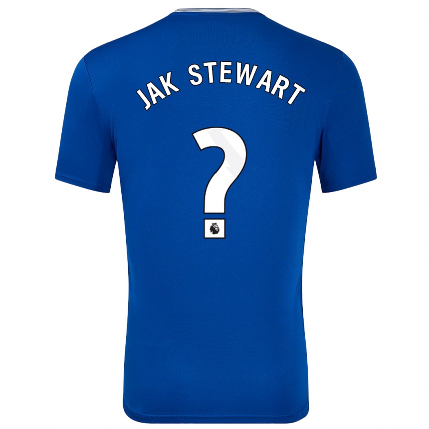 Mujer Fútbol Camiseta Jak Stewart #0 Azul Con 1ª Equipación 2024/25 Perú