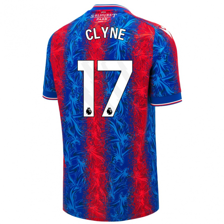 Mujer Fútbol Camiseta Nathaniel Clyne #17 Rayas Rojas Y Azules 1ª Equipación 2024/25 Perú