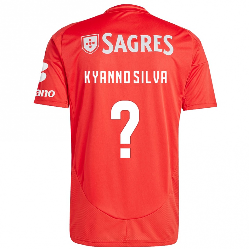 Mujer Fútbol Camiseta Kyanno Silva #0 Rojo Blanco 1ª Equipación 2024/25 Perú