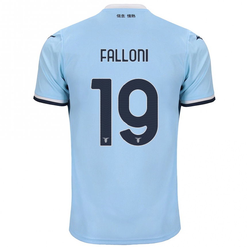 Mujer Fútbol Camiseta Ludovica Falloni #19 Azul 1ª Equipación 2024/25 Perú