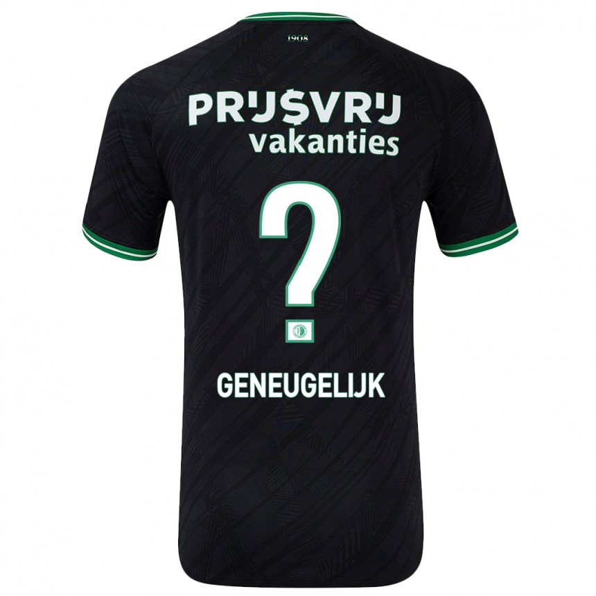 Mujer Fútbol Camiseta Ivar Geneugelijk #0 Negro Verde 2ª Equipación 2024/25 Perú