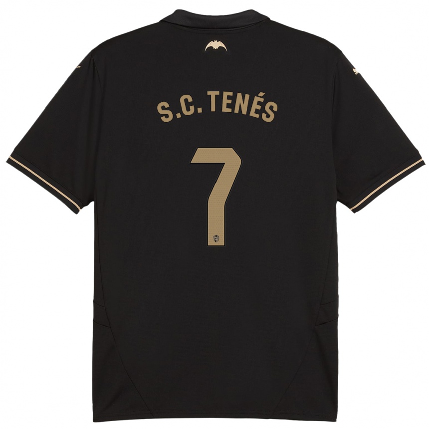 Mujer Fútbol Camiseta Sergi Canós #7 Negro 2ª Equipación 2024/25 Perú