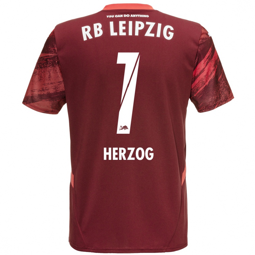 Mujer Fútbol Camiseta Elvira Herzog #1 Borgoña 2ª Equipación 2024/25 Perú