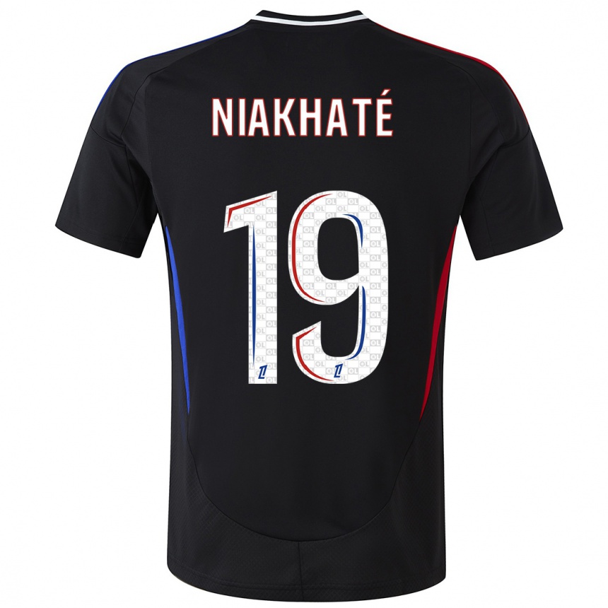 Mujer Fútbol Camiseta Moussa Niakhaté #19 Negro 2ª Equipación 2024/25 Perú