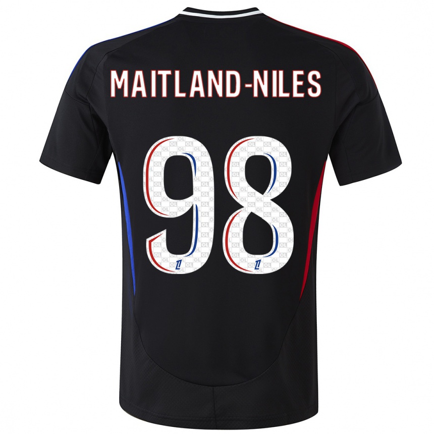 Mujer Fútbol Camiseta Ainsley Maitland-Niles #98 Negro 2ª Equipación 2024/25 Perú