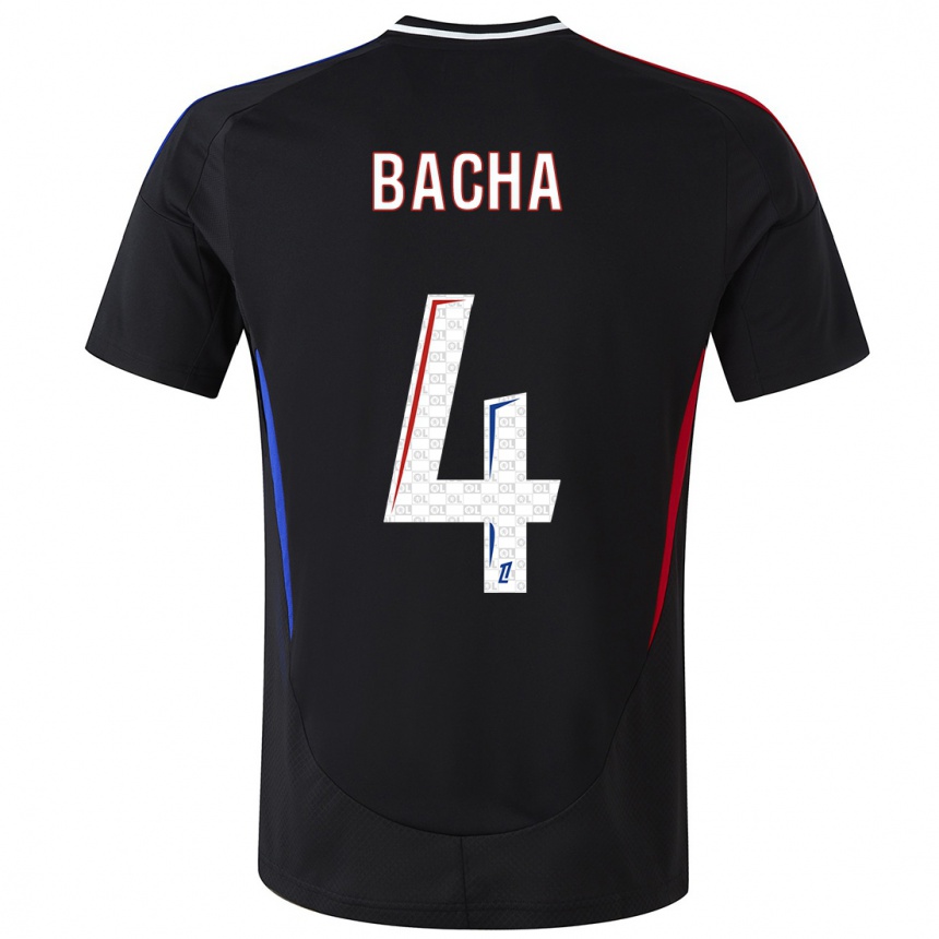 Mujer Fútbol Camiseta Selma Bacha #4 Negro 2ª Equipación 2024/25 Perú