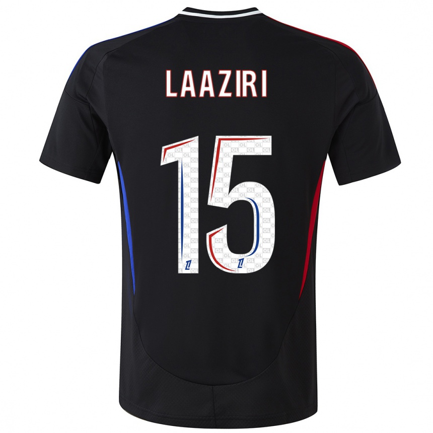 Mujer Fútbol Camiseta Achraf Laaziri #15 Negro 2ª Equipación 2024/25 Perú