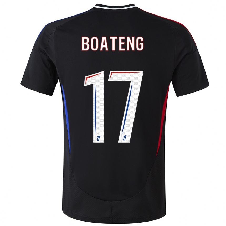 Mujer Fútbol Camiseta Jerome Boateng #17 Negro 2ª Equipación 2024/25 Perú