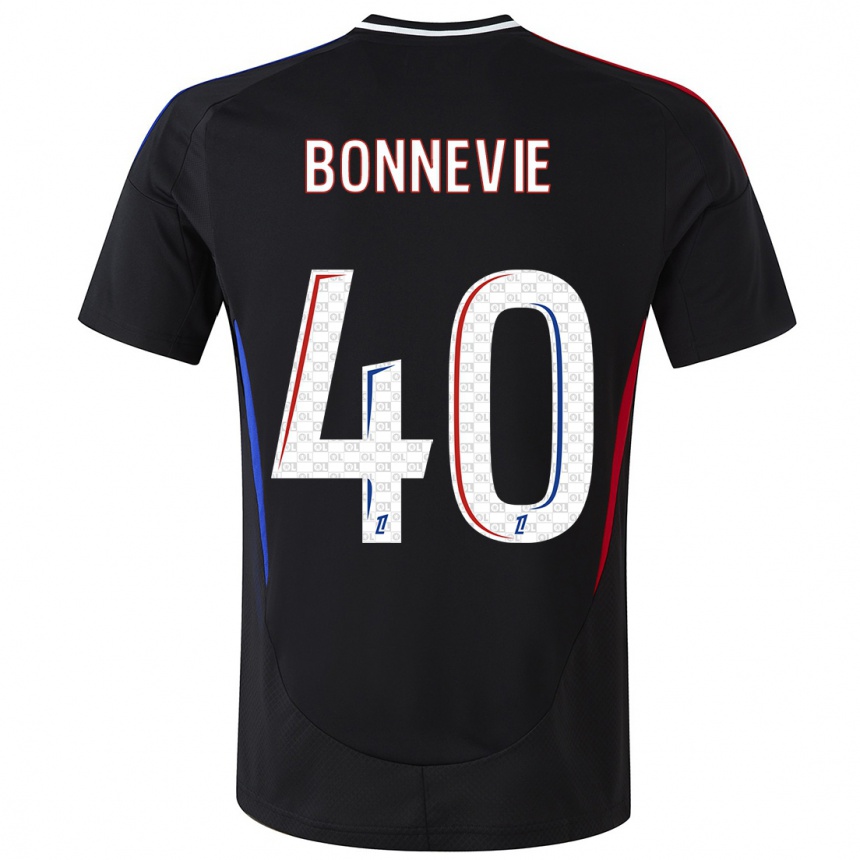 Mujer Fútbol Camiseta Kayne Bonnevie #40 Negro 2ª Equipación 2024/25 Perú