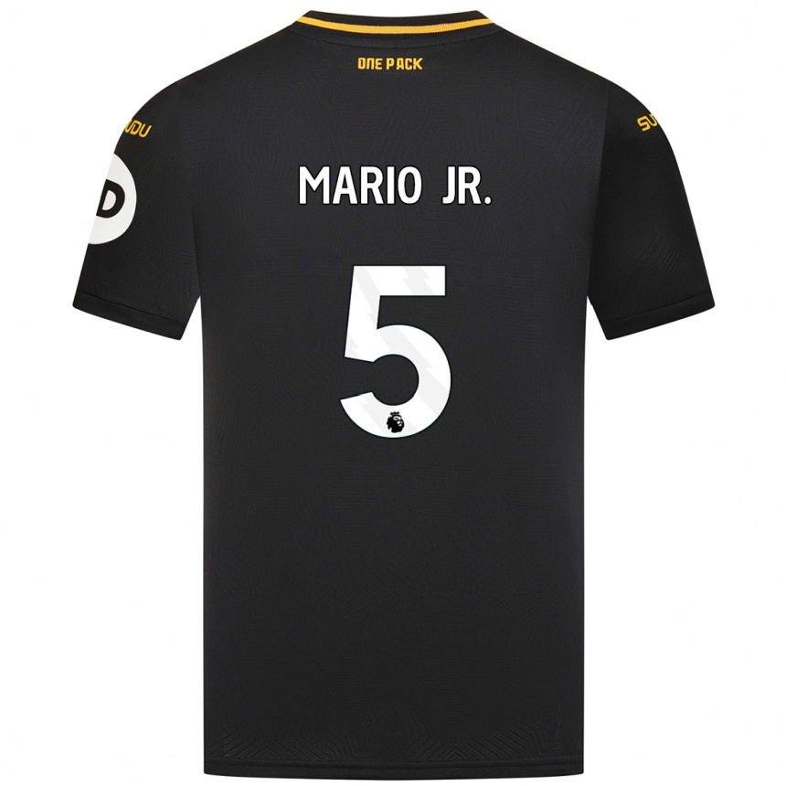 Mujer Fútbol Camiseta Mario Lemina #5 Negro 2ª Equipación 2024/25 Perú