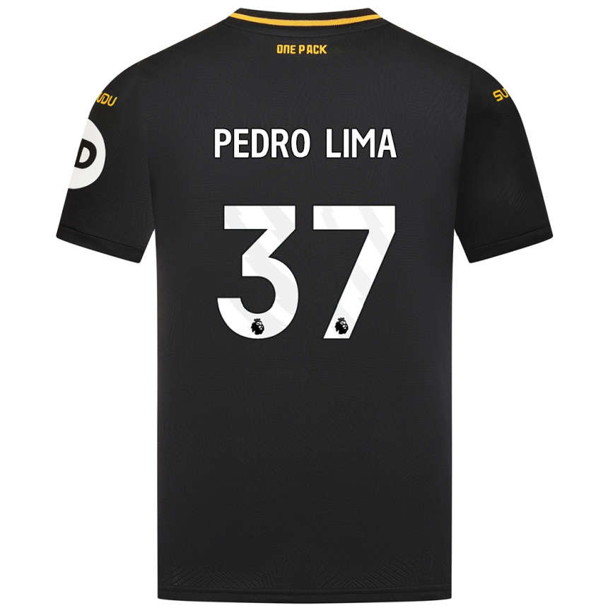 Mujer Fútbol Camiseta Pedro Lima #37 Negro 2ª Equipación 2024/25 Perú