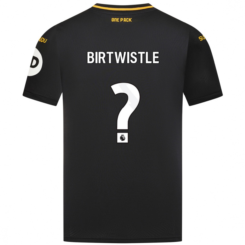 Mujer Fútbol Camiseta Harry Birtwistle #0 Negro 2ª Equipación 2024/25 Perú