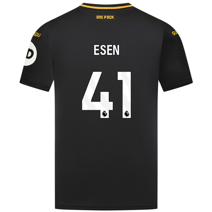 Mujer Fútbol Camiseta Josh Esen #41 Negro 2ª Equipación 2024/25 Perú