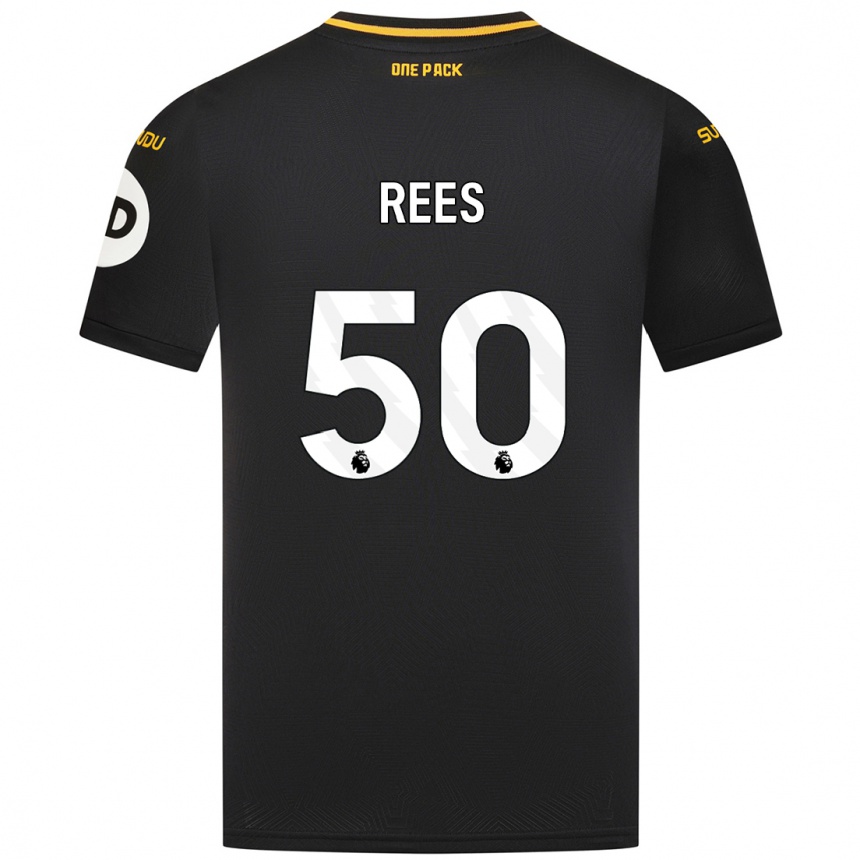 Mujer Fútbol Camiseta Mason Rees #50 Negro 2ª Equipación 2024/25 Perú