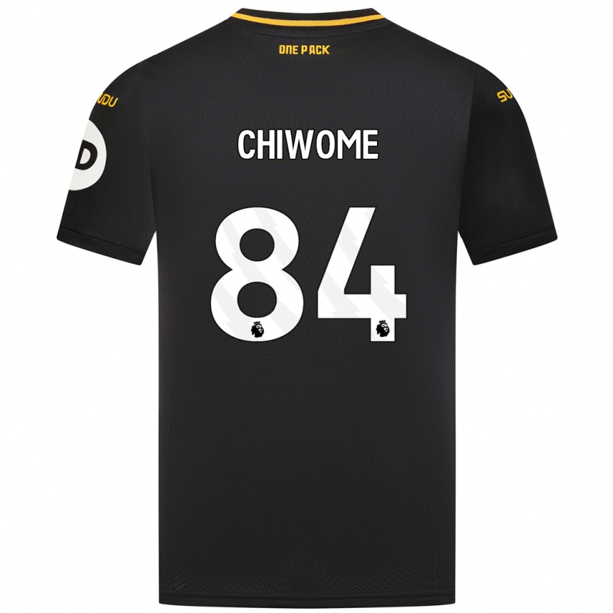 Mujer Fútbol Camiseta Leon Chiwome #84 Negro 2ª Equipación 2024/25 Perú