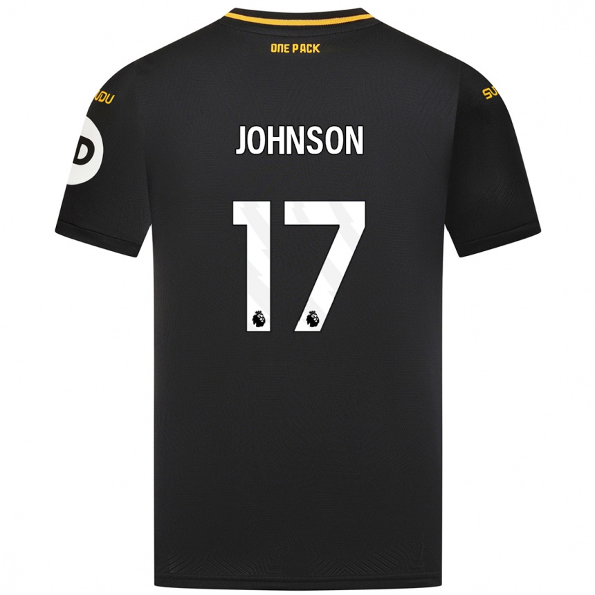 Mujer Fútbol Camiseta Katie Johnson #17 Negro 2ª Equipación 2024/25 Perú