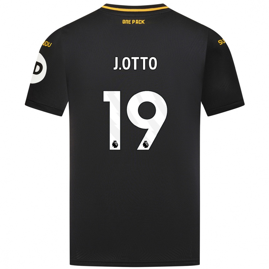 Mujer Fútbol Camiseta Jonny Otto #19 Negro 2ª Equipación 2024/25 Perú