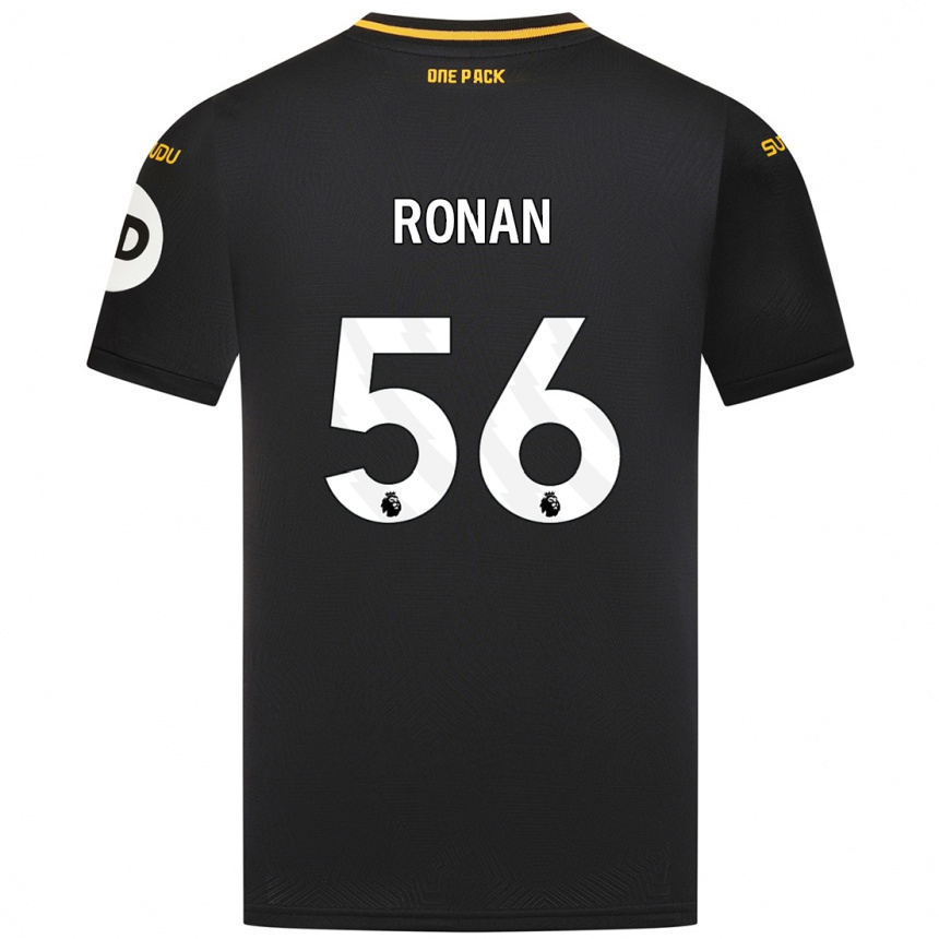 Mujer Fútbol Camiseta Connor Ronan #56 Negro 2ª Equipación 2024/25 Perú