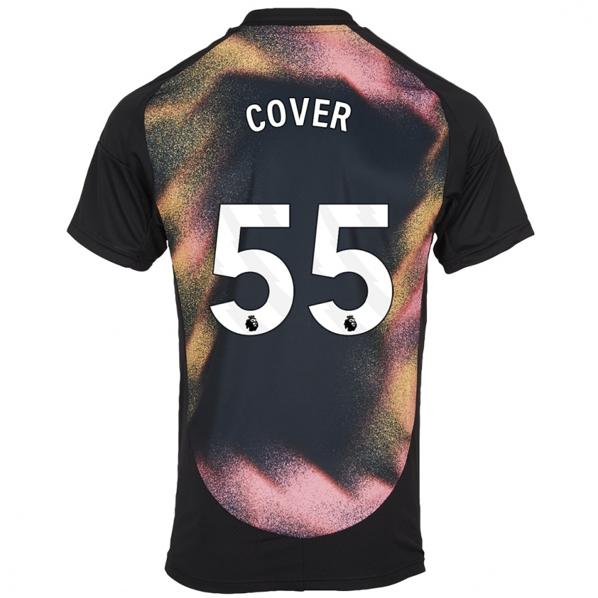 Mujer Fútbol Camiseta Brandon Cover #55 Negro Blanco 2ª Equipación 2024/25 Perú