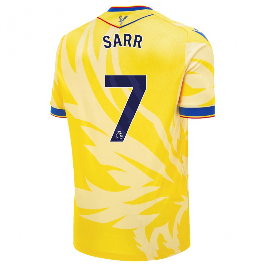 Mujer Fútbol Camiseta Ismaïla Sarr #7 Amarillo 2ª Equipación 2024/25 Perú