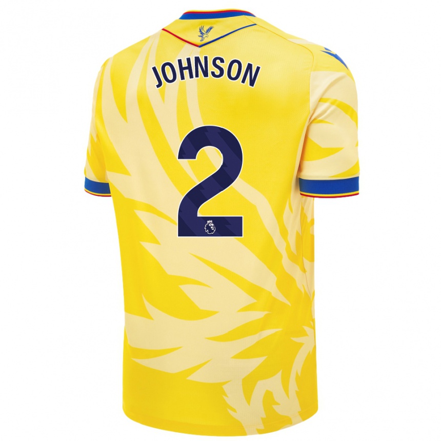 Mujer Fútbol Camiseta Annabel Johnson #2 Amarillo 2ª Equipación 2024/25 Perú