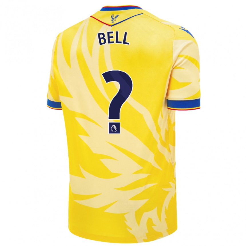 Mujer Fútbol Camiseta Freddie Bell #0 Amarillo 2ª Equipación 2024/25 Perú