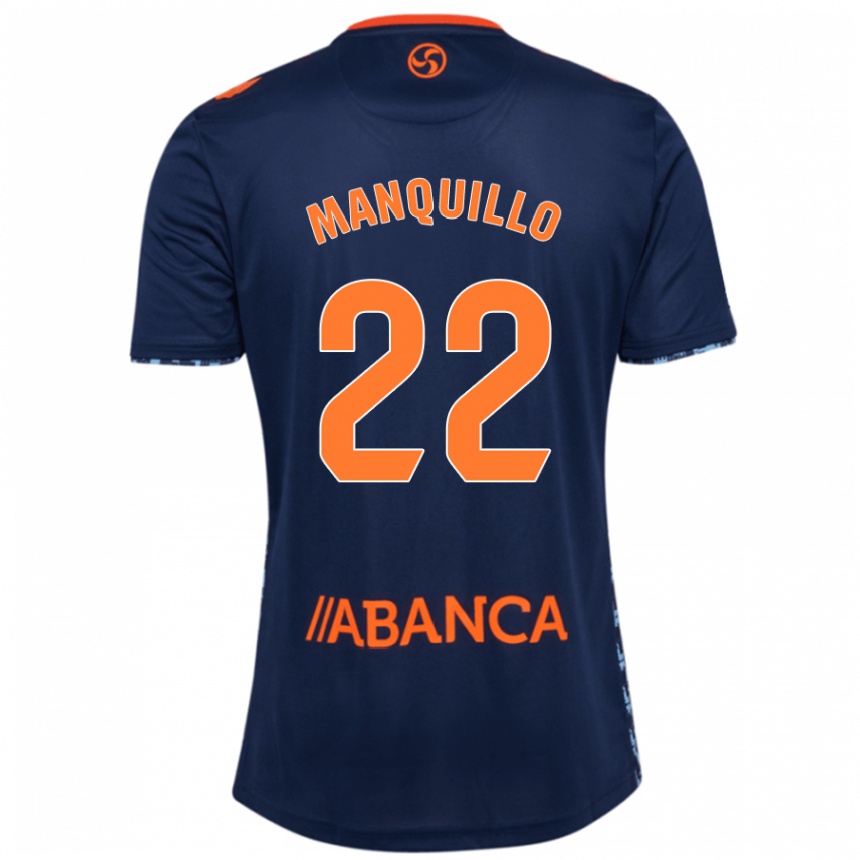 Mujer Fútbol Camiseta Javier Manquillo #22 Azul Marino 2ª Equipación 2024/25 Perú