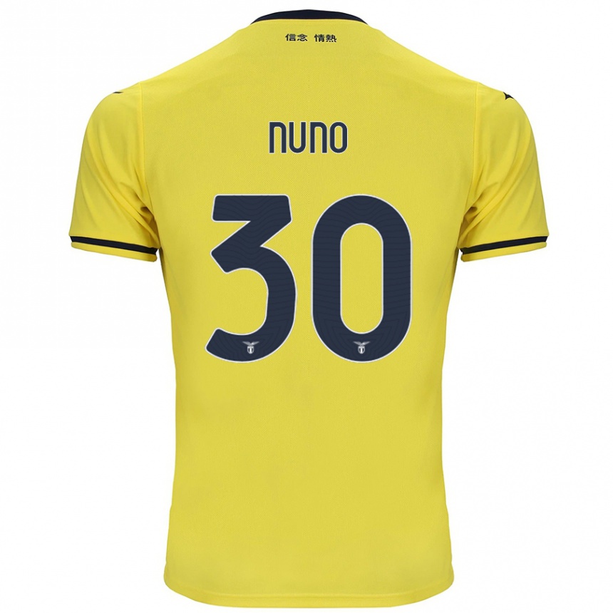 Mujer Fútbol Camiseta Nuno Tavares #30 Amarillo 2ª Equipación 2024/25 Perú