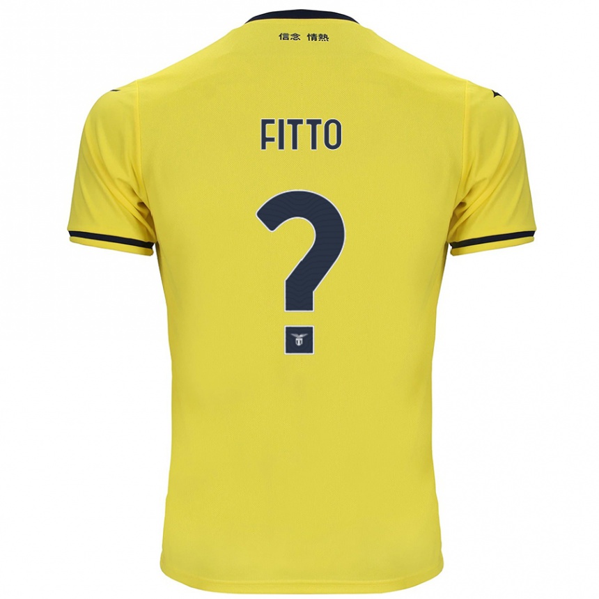 Mujer Fútbol Camiseta Gabriele Fitto #0 Amarillo 2ª Equipación 2024/25 Perú