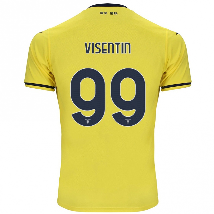 Mujer Fútbol Camiseta Noemi Visentin #99 Amarillo 2ª Equipación 2024/25 Perú