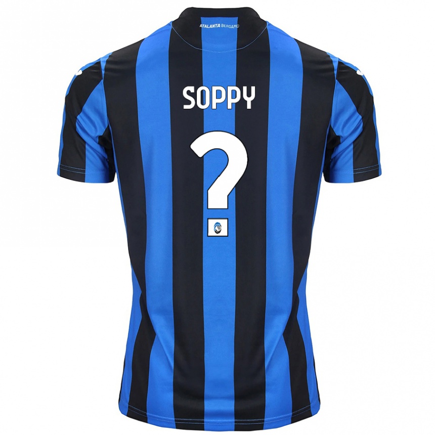 Niño Fútbol Camiseta Brandon Soppy #0 Azul Negro 1ª Equipación 2024/25 Perú