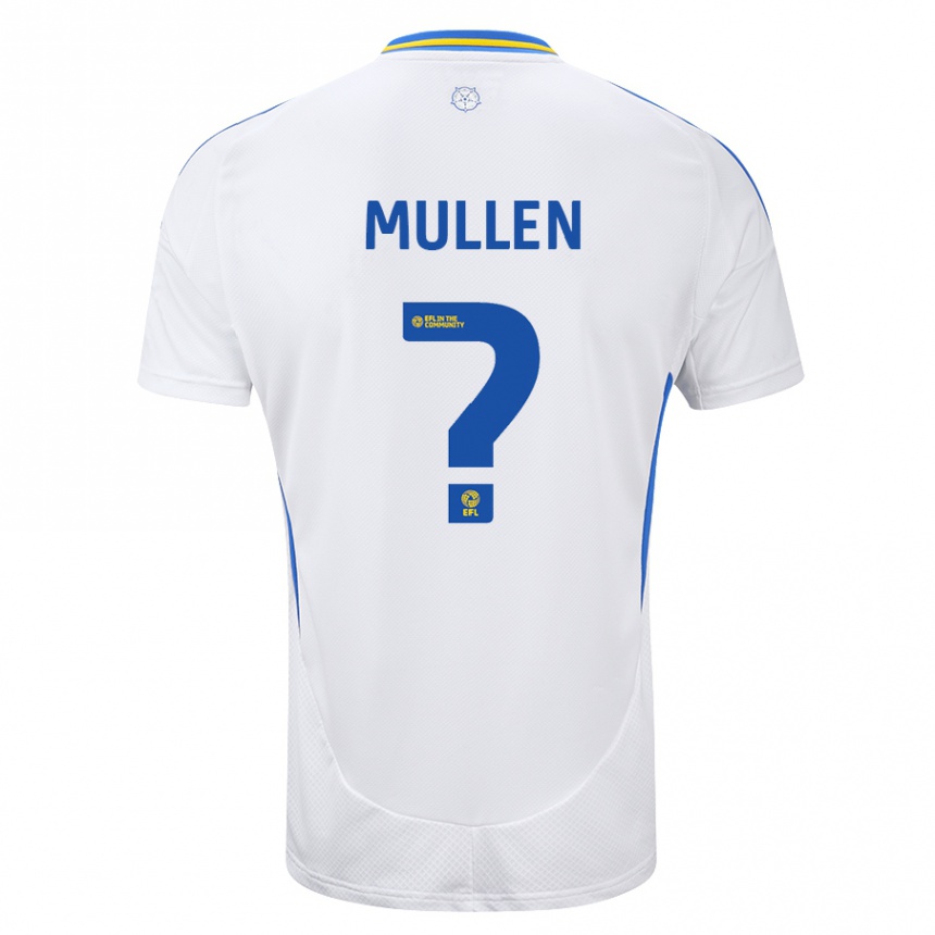 Niño Fútbol Camiseta Jeremiah Chilokoa-Mullen #0 Blanco Azul 1ª Equipación 2024/25 Perú