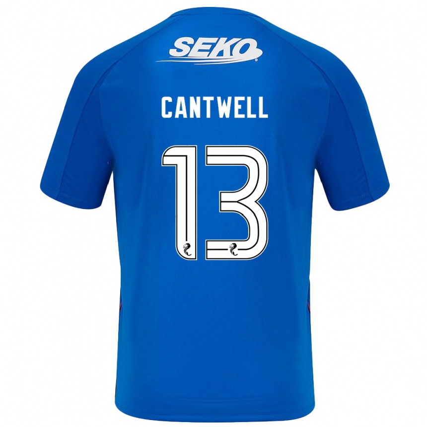 Niño Fútbol Camiseta Todd Cantwell #13 Azul Oscuro 1ª Equipación 2024/25 Perú