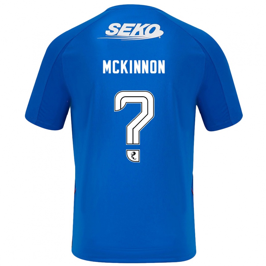 Niño Fútbol Camiseta Cole Mckinnon #0 Azul Oscuro 1ª Equipación 2024/25 Perú