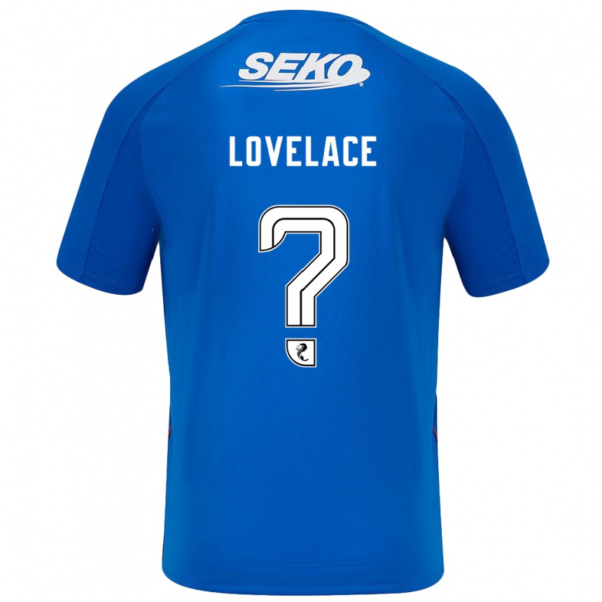 Niño Fútbol Camiseta Zak Lovelace #0 Azul Oscuro 1ª Equipación 2024/25 Perú