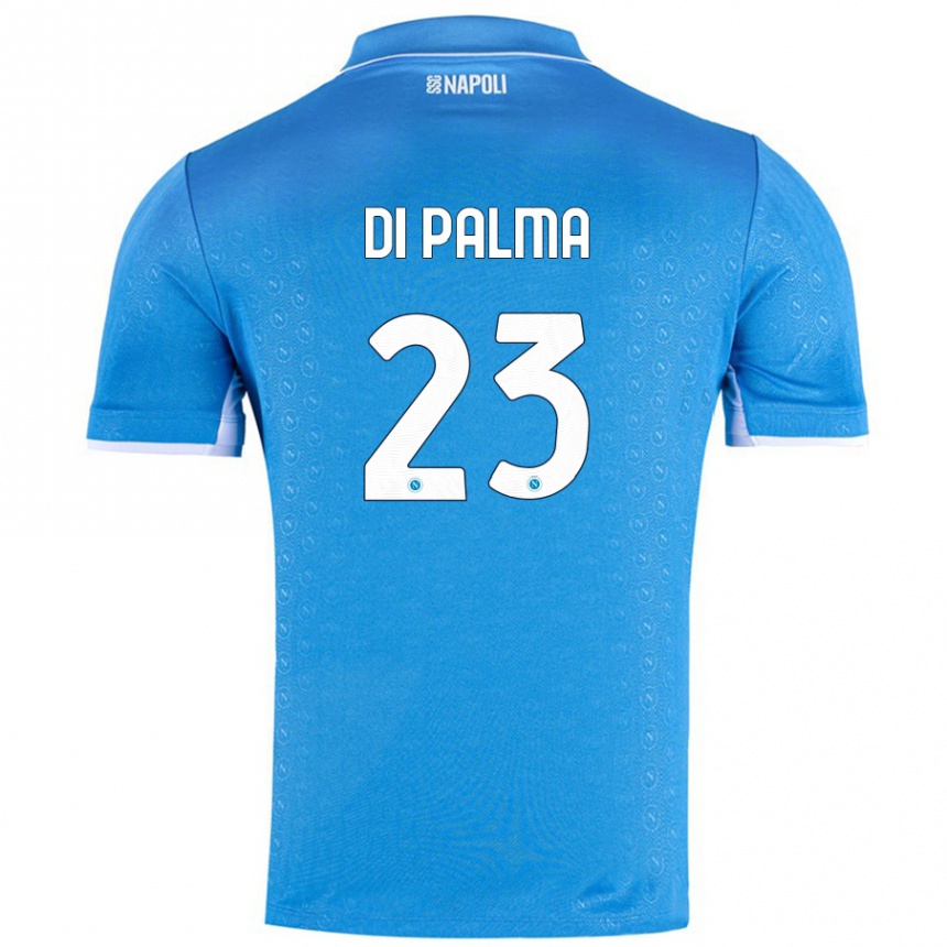 Niño Fútbol Camiseta Manuel Di Palma #23 Azul Cielo 1ª Equipación 2024/25 Perú