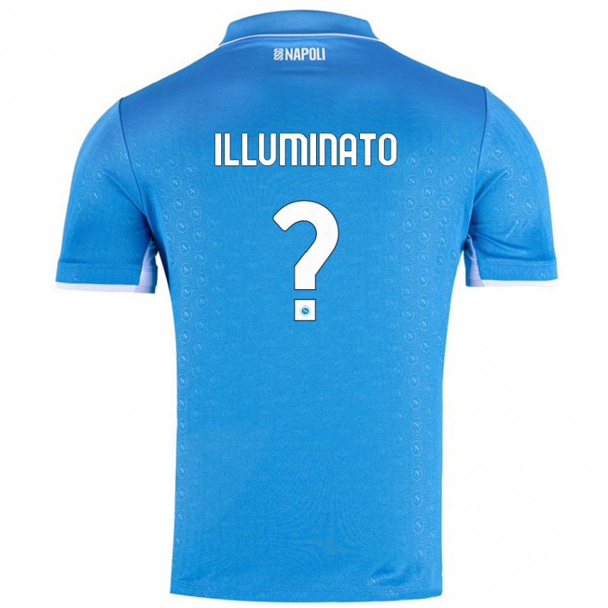 Niño Fútbol Camiseta Antonio Illuminato #0 Azul Cielo 1ª Equipación 2024/25 Perú