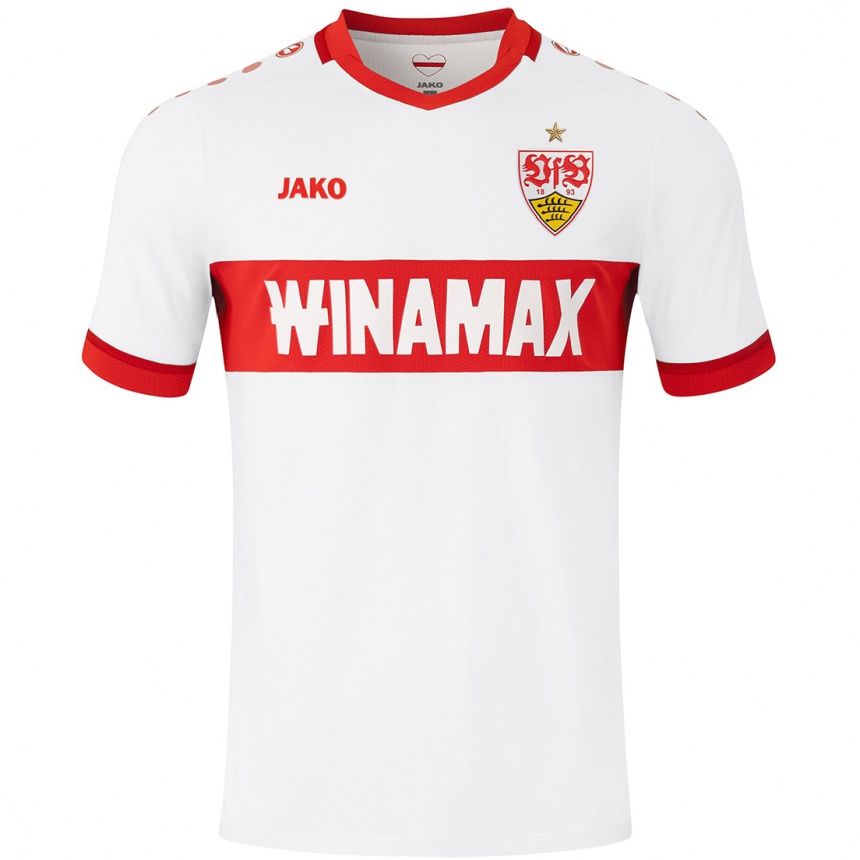 Niño Fútbol Camiseta Jarzinho Malanga #27 Blanco Rojo 1ª Equipación 2024/25 Perú