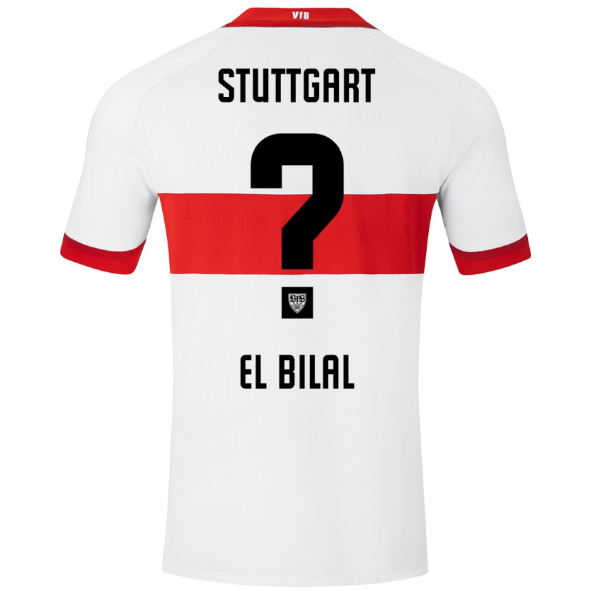 Niño Fútbol Camiseta El Bilal Touré #0 Blanco Rojo 1ª Equipación 2024/25 Perú