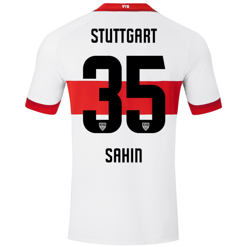 Niño Fútbol Camiseta Mehmet Sahin #35 Blanco Rojo 1ª Equipación 2024/25 Perú