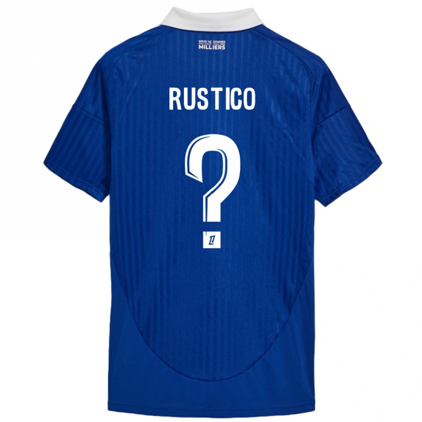 Niño Fútbol Camiseta Dylan Rustico #0 Azul Blanco 1ª Equipación 2024/25 Perú