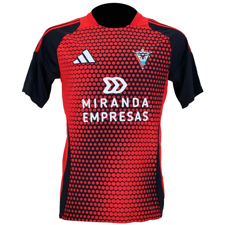 Niño Fútbol Camiseta Manolo Ferreres #5 Rojo Negro 1ª Equipación 2024/25 Perú