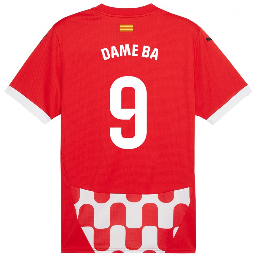 Niño Fútbol Camiseta Papa Dame Ba #9 Rojo Blanco 1ª Equipación 2024/25 Perú