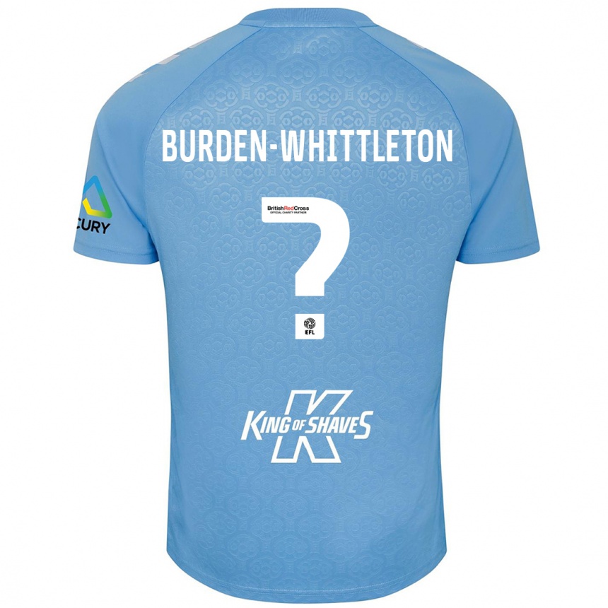 Niño Fútbol Camiseta Charlie Burden-Whittleton #0 Azul Blanco 1ª Equipación 2024/25 Perú