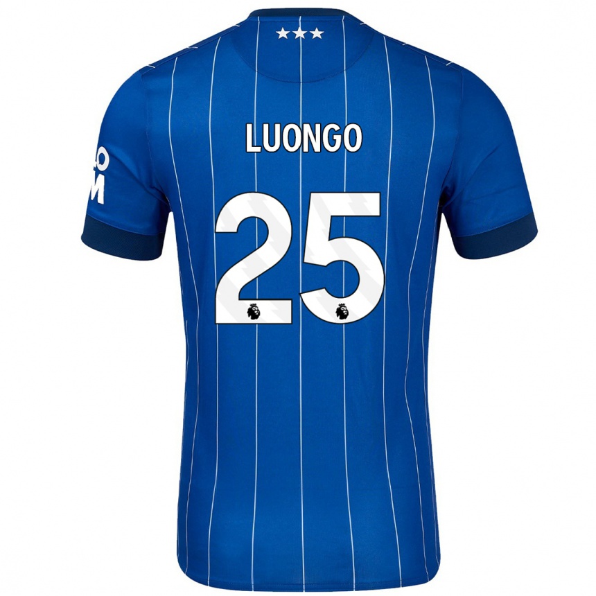 Niño Fútbol Camiseta Massimo Luongo #25 Azul Marino 1ª Equipación 2024/25 Perú