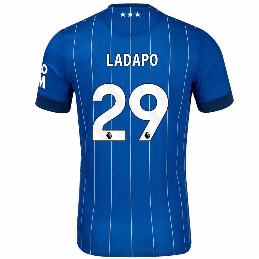 Niño Fútbol Camiseta Freddie Ladapo #29 Azul Marino 1ª Equipación 2024/25 Perú