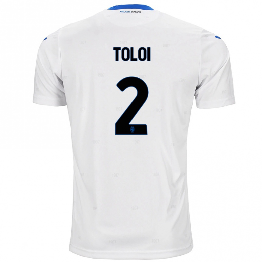 Niño Fútbol Camiseta Rafael Tolói #2 Blanco 2ª Equipación 2024/25 Perú