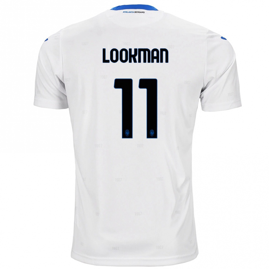 Niño Fútbol Camiseta Ademola Lookman #11 Blanco 2ª Equipación 2024/25 Perú